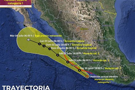 Tormenta Tropical Beatriz Se Convierte En Huracán Cuándo Llegaría Y