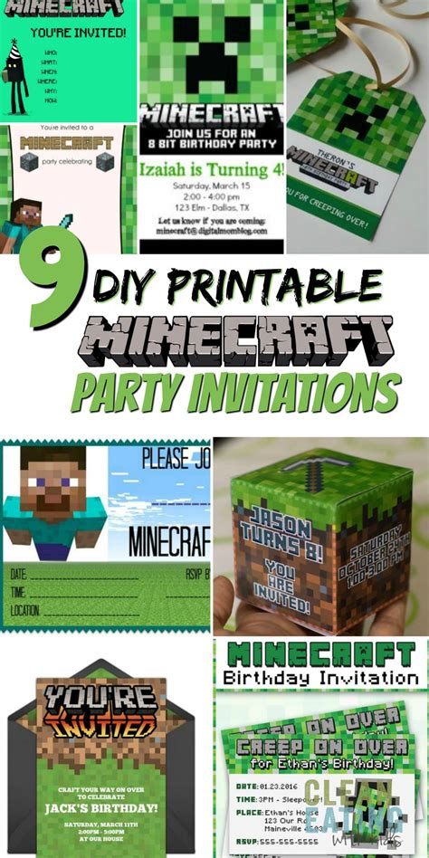 Minecraft Party Ideas How To Host A Cheap Minecraft Birthday Party Artofit