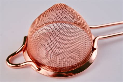 Fine Mesh Strainer Copper Plated Salt Pepper And Oil