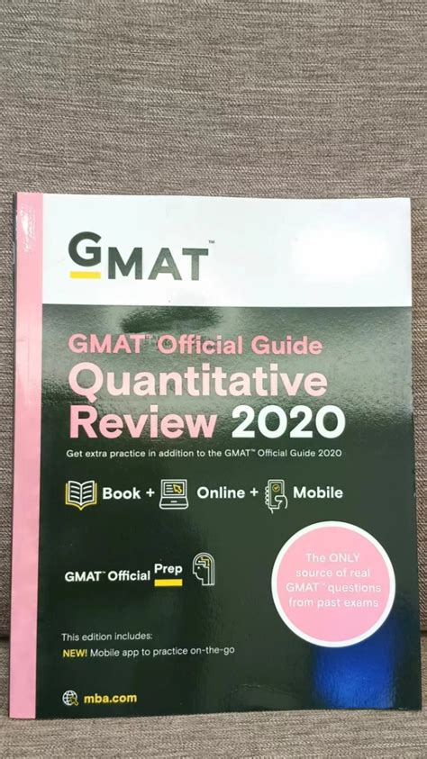 全新 GMAT Official Guide 2020 Quantitative Review Book Online Question