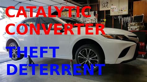 Catalytic Converter Anti Theft Deterrent Camry 2017 2023 3 Of 3 Youtube