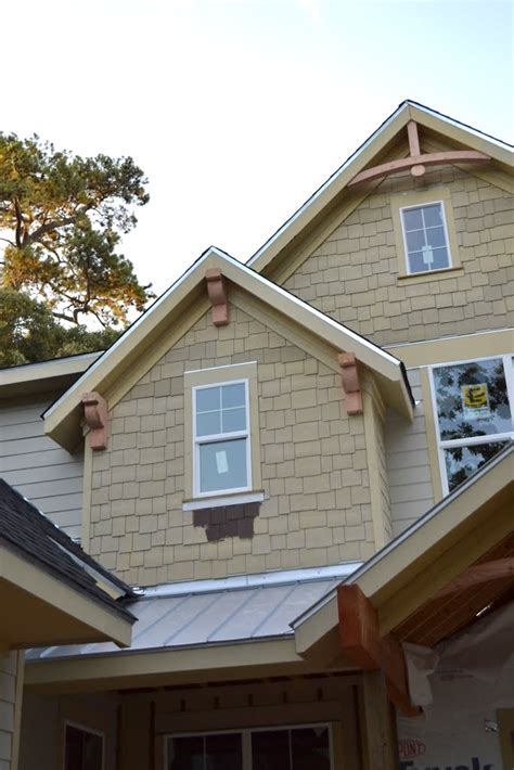 alwais on: custom cedar gable accents done today, cornice almost complete