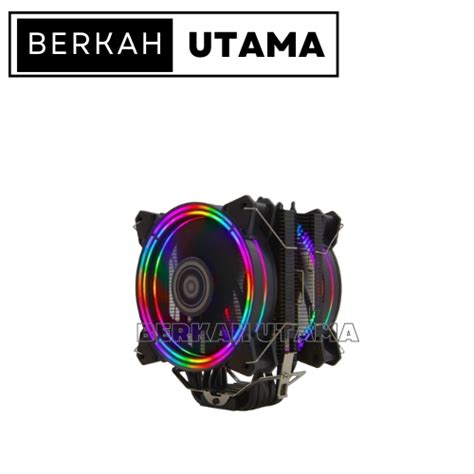 Jual Alseye H120d Rgb 6 Heat Pipes Dual Fan Rgb Cpu Cooler Shopee Indonesia