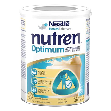 Nestle Nutren Optimum 400g 800g Complete Nutrition Exp 01 01 2024