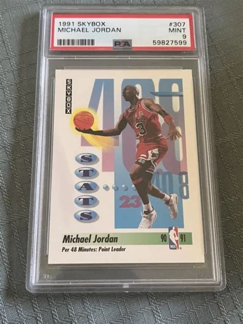 Skybox Basketball Michael Jordan Psa Comme Neuf Chicago