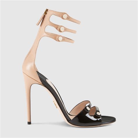 Gucci Women Patent Leather Sandal 408244bncy01093