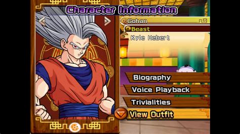 Dragon Ball Z Budokai Tenkaichi 4 Beta 12 ALL Characters And Costumes