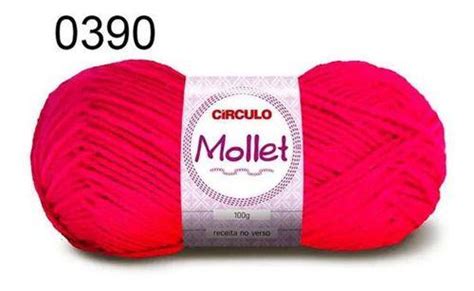 Kit 10 Novelos Lã Mollet 100g Círculo Escolha Suas Cores Círculo S