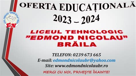 Prezentare Oferta Educationala 2023 2024 YouTube