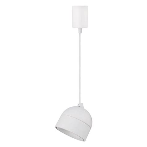 Moon Aluminium Dimmable LED Pendant Light Tube Fascia CCT White