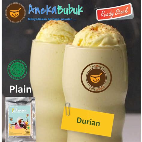 Jual Bubuk Minuman Plain Durian Kg Serbuk Minuman Es Boba Rasa Buah