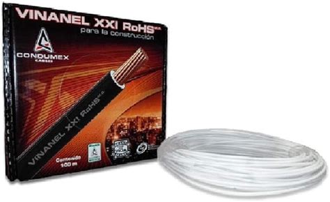 Cable Vinanel XXI RoHS 12 Awg Condumex Blanco Amazon Mx