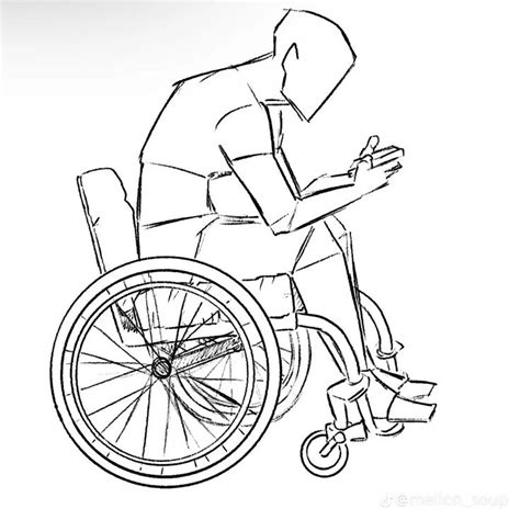 Figure Drawing Reference Man In Wheelchair