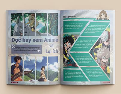 Anime Magazine Projects :: Photos, videos, logos, illustrations and branding :: Behance