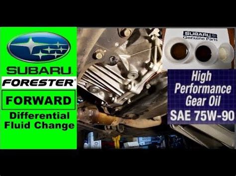 Subarul Forester Forward Gear Oil Change