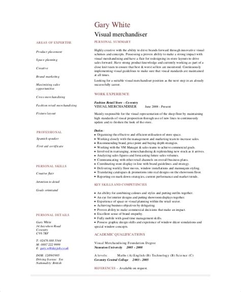 Merchandiser Resume Template - 12+ Free Word, PDF Documents Download