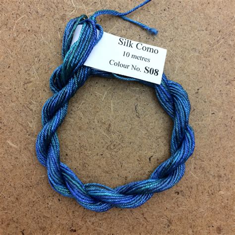 Silk Como No Lagoon Hand Dyed Embroidery Thread Artisan Thread