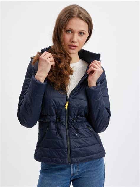 Dunkelblaue leichte Steppjacke für Damen ORSAY Orsay at Der