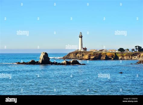 Pigeon Point Lighthouse Stock Photo Alamy