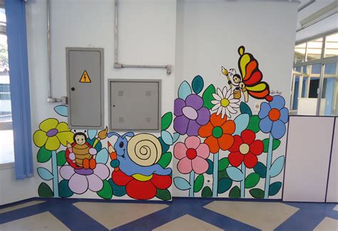 Arte Poesia Decora O Cenografia Pintura De Escola Infantil Creche Na