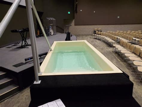 Large Portable Church Baptistry Pool 95 Ft Wide Item Asb 947