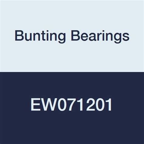 Bunting Bearings Ew071201 Thrust Washers Powdered Metal Sae 841 716