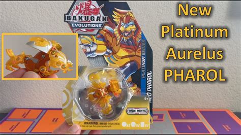 Platinum Aurelus Pharol New Bakugan Evolutions Unboxing Reaction