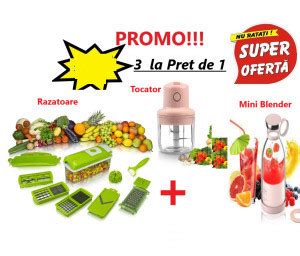 Pachet Promo Razatoare Multifunctionala Cu Accesorii Multiple Mini