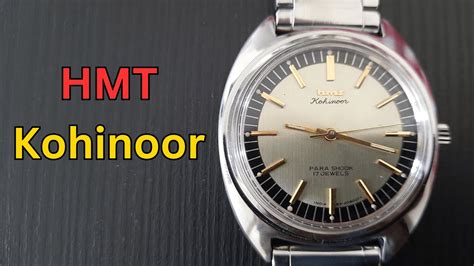 HMT Kohinoor My First HMT Hand Winding Watch YouTube