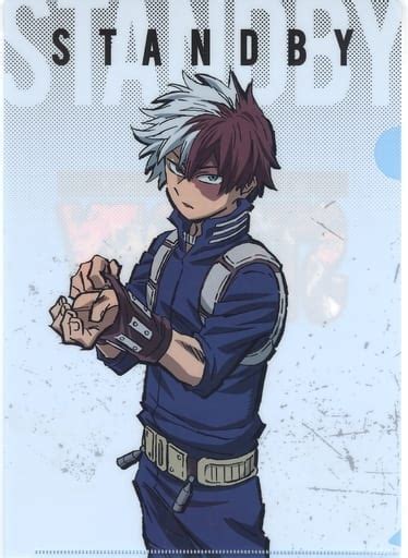 Clear File Shoto Todoroki Standby A4 Plastic Trasparent File Folder