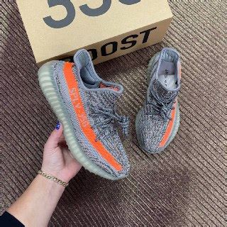 Adidas Ayakkabi Yeezy Unisex Gri Fume Turuncu