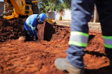 Obras Do Cg Saneada Chega A Km De Rede De Esgoto Implantados Em