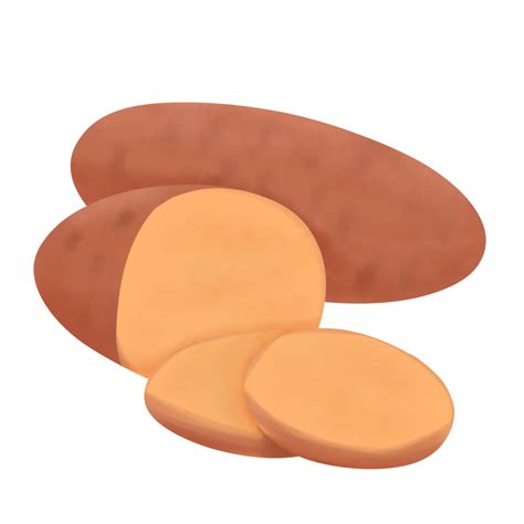 Sweet Potato Illustration Png