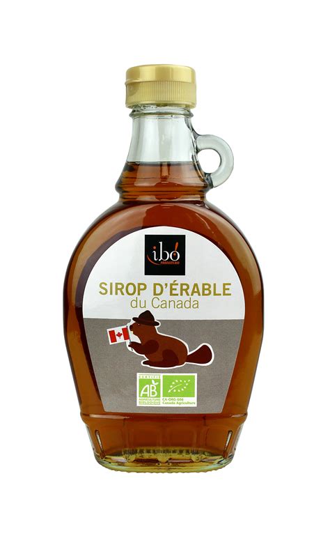 Sirop d érable du Canada Grade A bio IBO