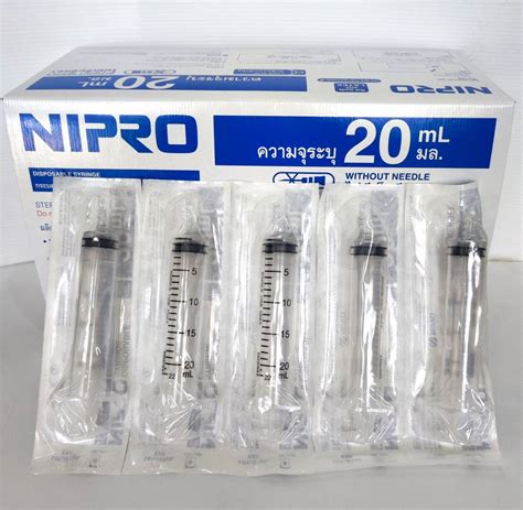 Ml Disposable Syringe Luer Slip Nipro