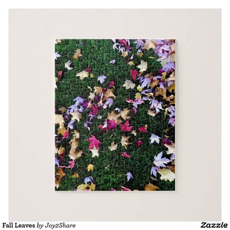 Fall Leaves Jigsaw Puzzle | Fall jigsaw puzzles, Autumn puzzle ...