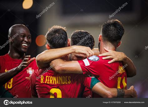 Players Portugal Celebrate Second Goal Goncalo Inacio Uefa Euro 2024