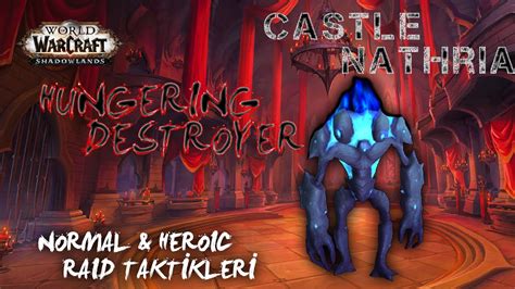 Castle Nathria Raid Hungering Destroyer Taktiği Normal Heroic