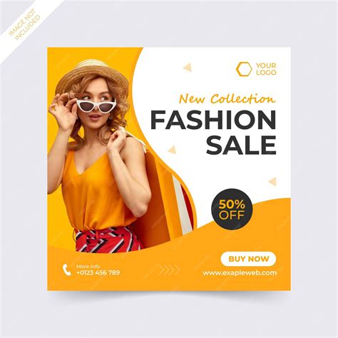 Premium Vector Fashion Sale Social Media Post Template For Social