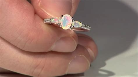 Thiopischer Welo Opal Silber Ring Ct