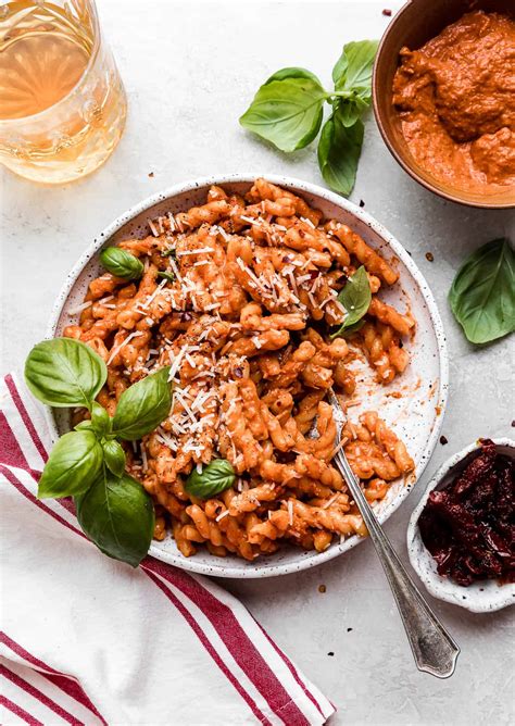 Red Pesto Pasta Salt And Baker