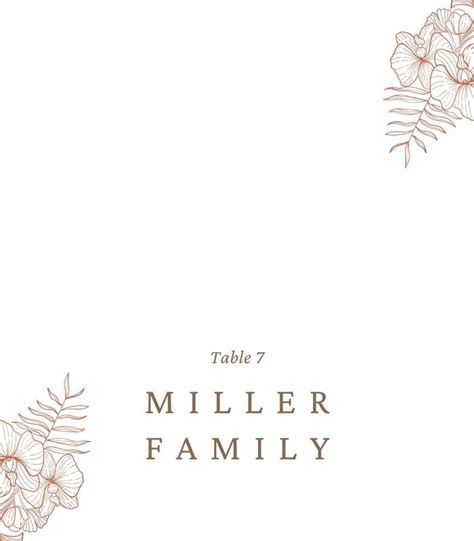 Free Printable Custom Place Card Templates Canva