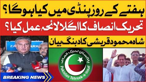 PTI Long March Imran Khan Next Plan Shah Mahmood Qureshi Big