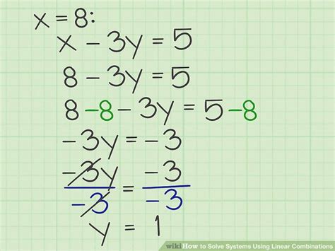 5 Ways To Solve Systems Using Linear Combinations Wikihow