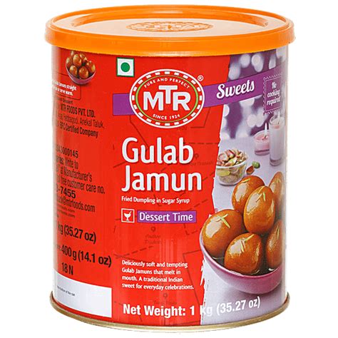 Buy MTR Gulab Jamun 1 Kg Tin Online At Best Price Of Rs 270 Bigbasket