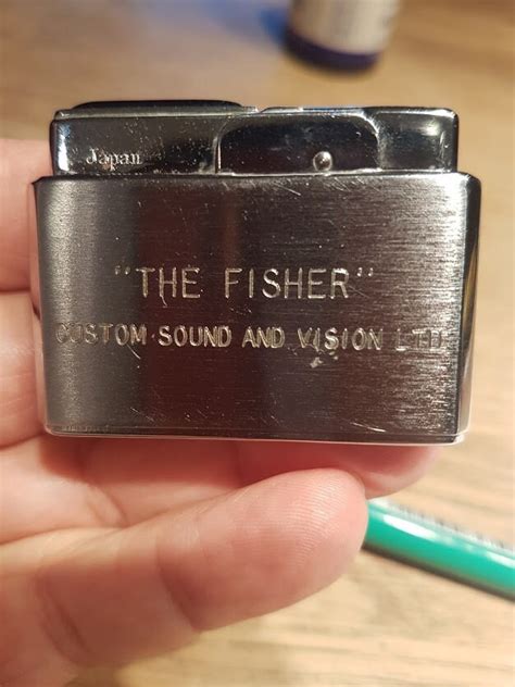 Lighter Fisher 98 Year 1960 Vintage Etsy