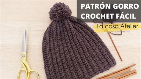 Como Hacer Un Gorro A Crochet FÁcil Youtube