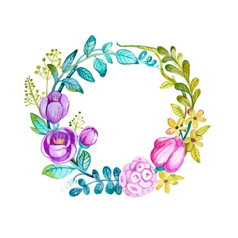 Free Vector Spring Floral Frame