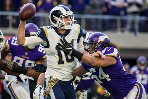 La Rams Vs Minnesota Vikings 2018 Week 4 Game Hub Turf Show Times