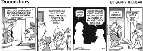 Doonesbury Abortion Cartoons from LATimes